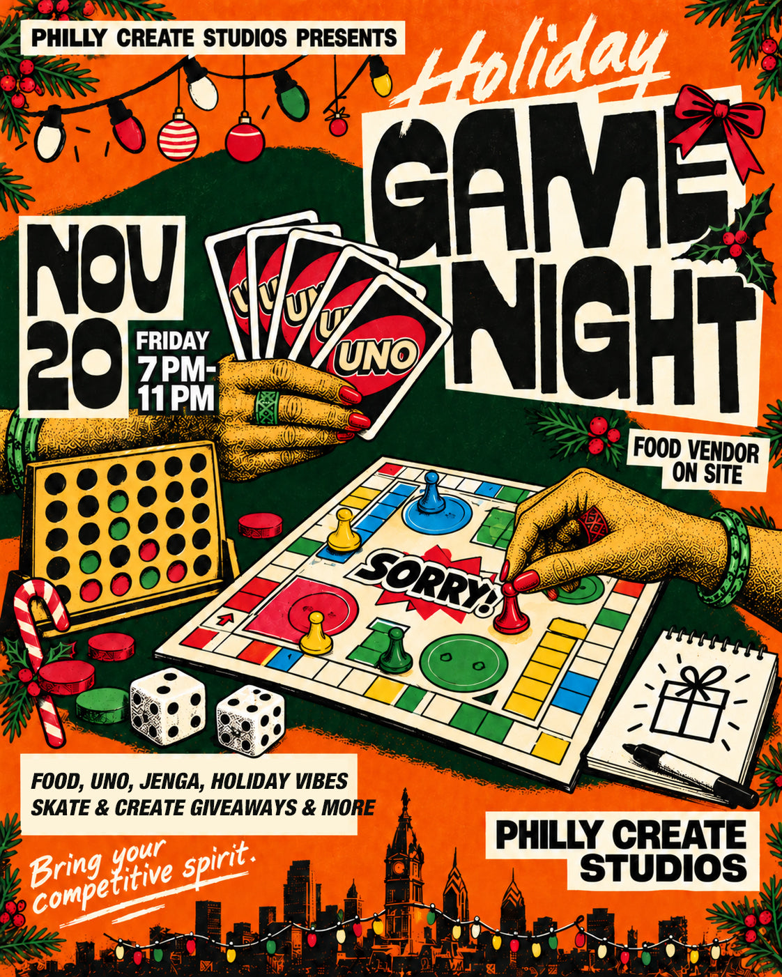 11/20 Holiday Game Night