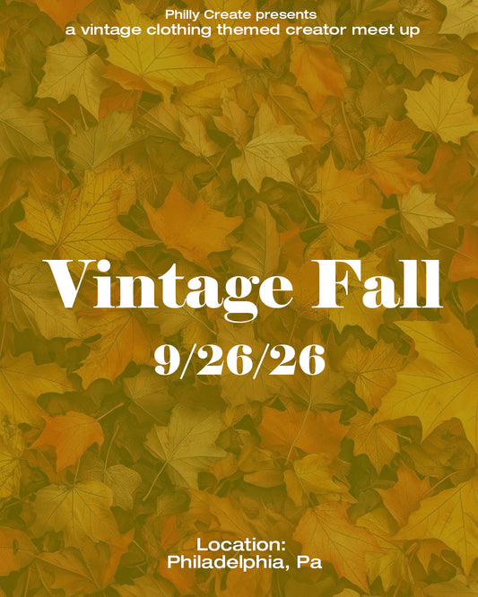 Vintage Fall 9/26